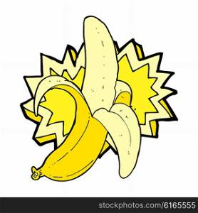 cartoon banana symbol