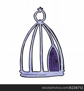 cartoon bird cage