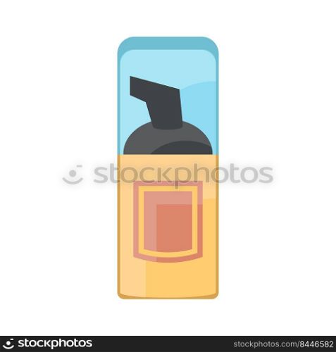 Cartoon bottle cream and sh&oo cosmetics container. Face lotion oil and facial skin vector illustration. Skincare beauty cosmetic clean and drawing simplicity perfume glass object