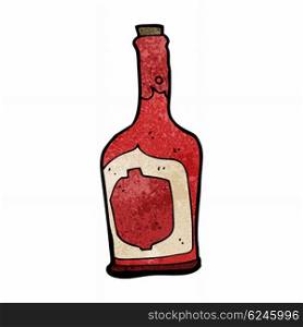 cartoon bottle of rum