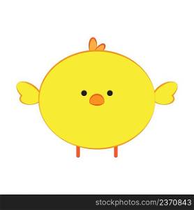 Cartoon chicken icon, great design for any purposes. Vector illustration. stock image. EPS 10. . Cartoon chicken icon, great design for any purposes. Vector illustration. stock image. 