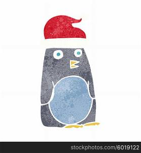 cartoon chrismtas penguin