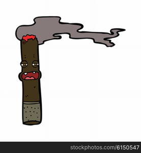 cartoon cigar character