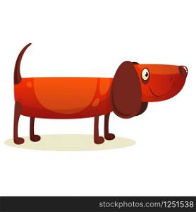Cartoon cocker spaniel dog illustration