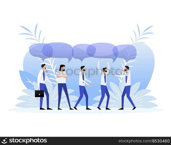 Cartoon communication. Positive community. Online social network. Cartoon communication. Positive community. Online social network.