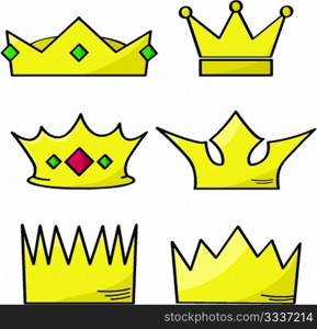 Cartoon crowns