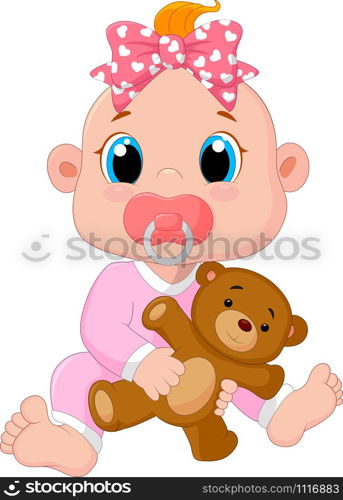 Cartoon cute baby