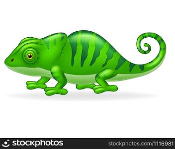 Cartoon cute Chameleon