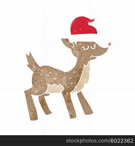cartoon cute christmas reindeer