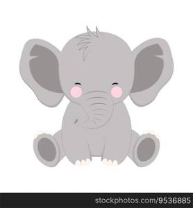 cartoon cute elephant