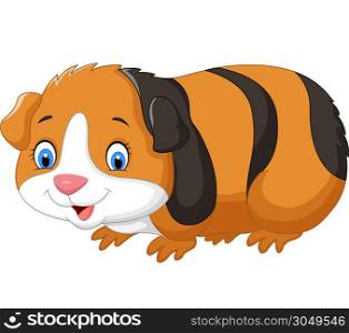 Cartoon cute guinea pig