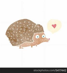 cartoon cute hedgehog