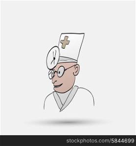 cartoon doctor