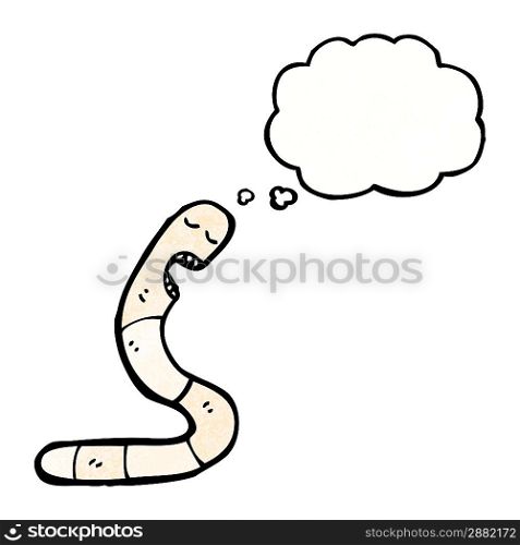 cartoon earth worm