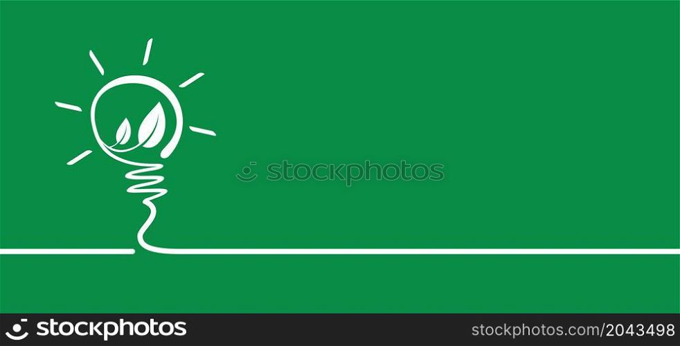 Cartoon Eco, ecology blub and leaf, electric lamp idea doodle. FAQ, business loading concept. Fun vector light bulb icon or sign ideas. Brilliant lightbulb education or invention pictogram banner.