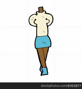 cartoon female body (mix and match cartoons or add own photos)