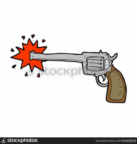 cartoon firing gun