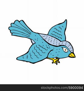 cartoon flying bird