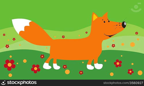 Cartoon fox