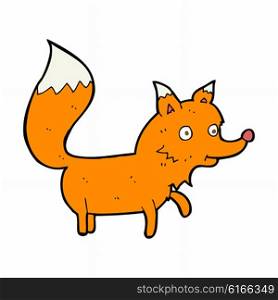 cartoon fox cub