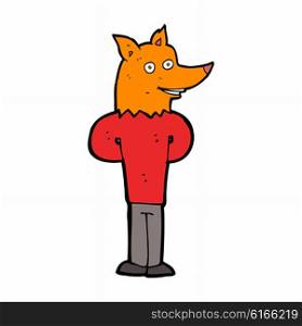 cartoon fox man