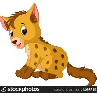 Cartoon funny hyena
