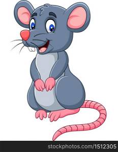 Cartoon funny mouse