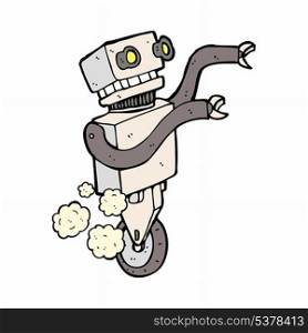 cartoon funny robot