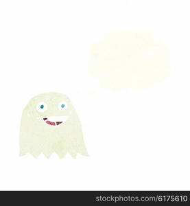 cartoon ghost with thought bubble