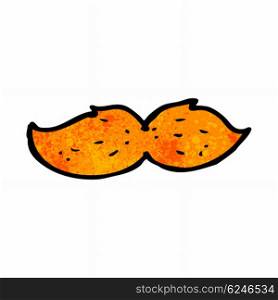 cartoon ginger mustache