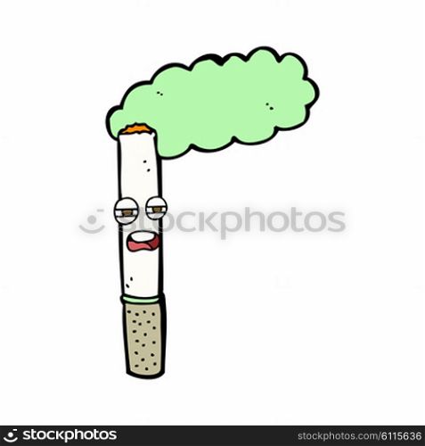 cartoon happy cigarette
