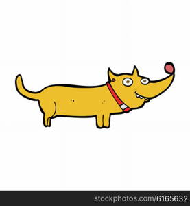 cartoon happy dog