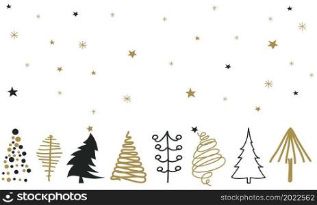 Cartoon happy new year, 2022 greeting card. Winter christmas holiday background