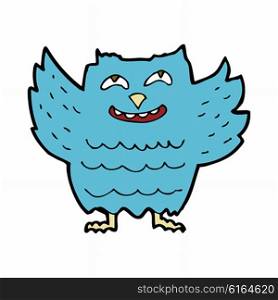 cartoon happy owl