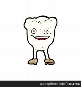 cartoon happy tooth character