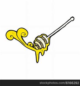 cartoon honey stick