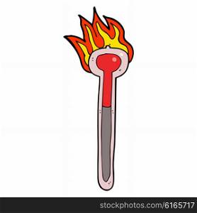 cartoon hot thermometer