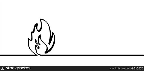Cartoon house, home or work flame line pattern. Fire logo or symbol. Business concept. Vector flames icon or symbol. Burn, ablaze logo. Drawing flaming line. gas tap closed, Climate crisis. Gas, energy problem.