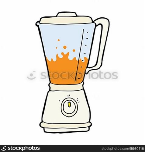 cartoon juice blender