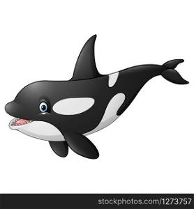 Cartoon killer whale