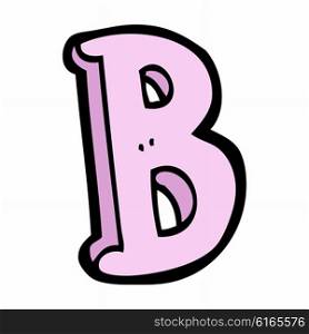 cartoon letter B