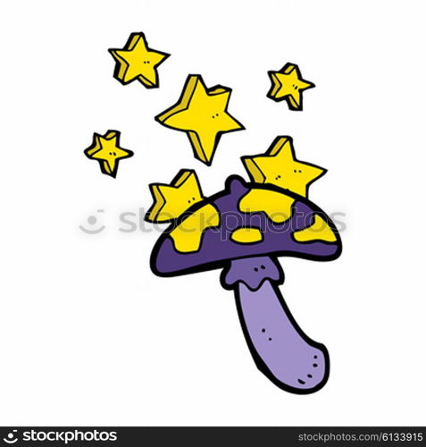 cartoon magic toadstool