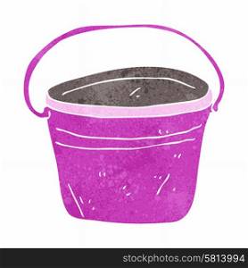 cartoon metal bucket