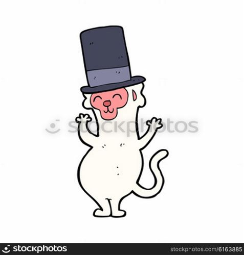 cartoon monkey in top hat