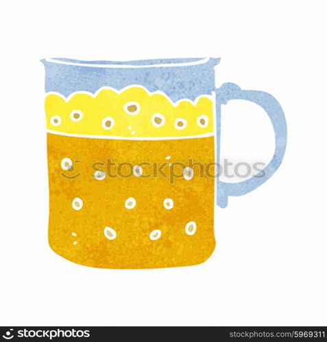 cartoon mug of beer