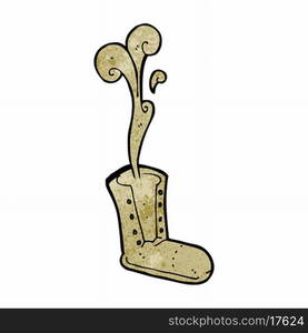 cartoon old boot