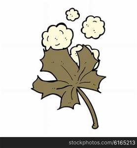 cartoon old leaf