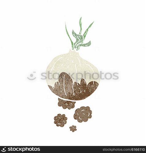 cartoon organic onion