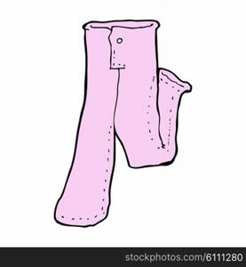 cartoon pair of pink pants