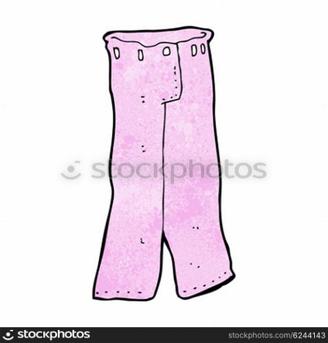 cartoon pair of pink pants